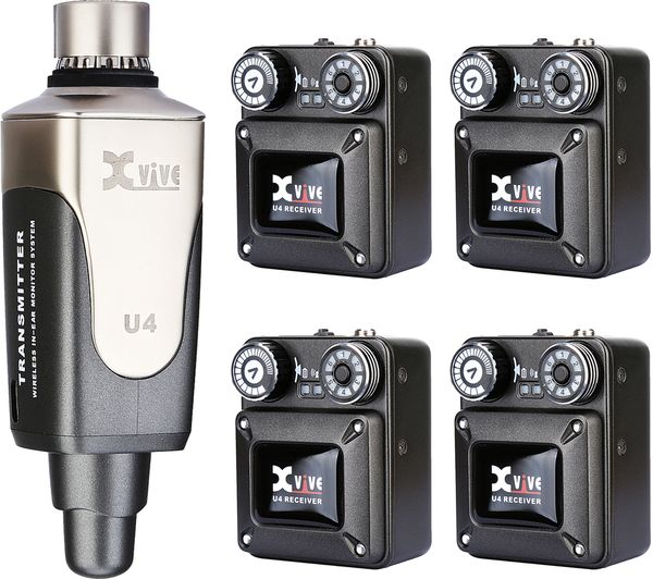 Xvive Xu4r4 24 Ghz Wireless Monitor System Black