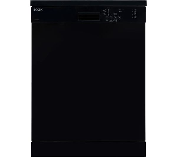  LOGIK LDW60B22 Fullsize Dishwasher Black Currys Business
