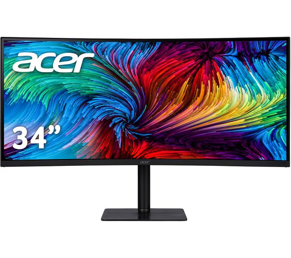 Image of ACER CZ342CUR Wide Quad HD 34" Curved VA LCD Monitor - Black
