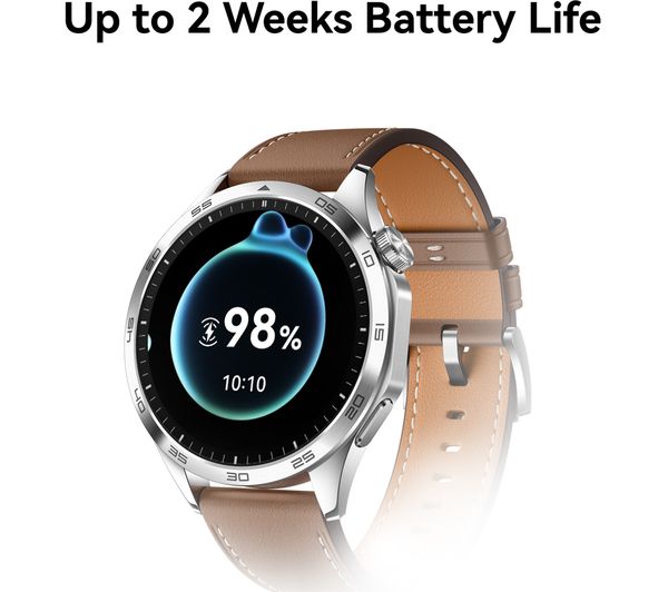 HUAWEI WATCH GT4 46cm ブラウン HUAWEI Watch GT 4 - Brown, Leather Strap, 46 mm - 55020BGW