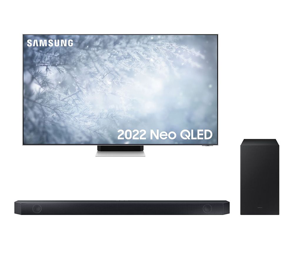 QE55QN95BATXXU 55" Smart 4K Ultra HD HDR Neo QLED TV & HW-Q60C/XU 3.1 Wireless Sound Bar Bundle