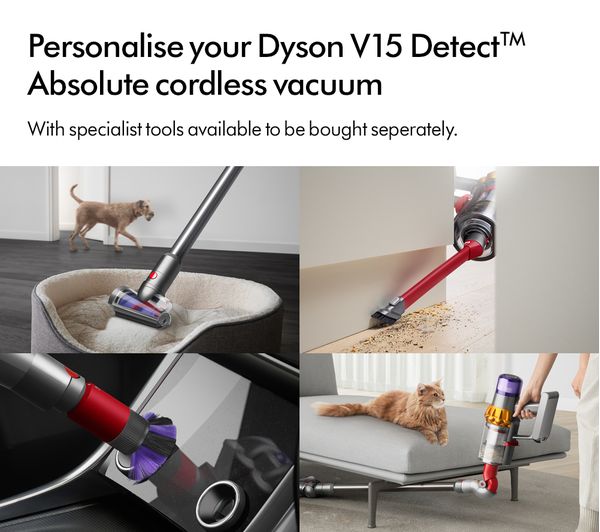 44703301 DYSON V15 Detect Absolute Cordless Vacuum Cleaner Yellow