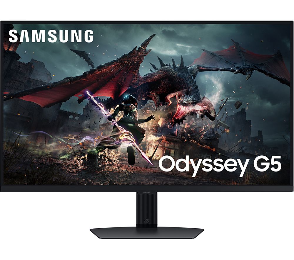 Odyssey G5 LS32DG502EUXXU Quad HD 32" IPS LCD Gaming Monitor - Black