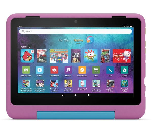 Amazon Fire Hd Pro 8 Kids Ages 6 12 Tablet 2024 32 Gb Jungle Cat