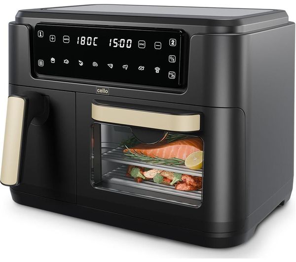 Cello Dual Zone Af901a Bk Air Fryer Ash Black