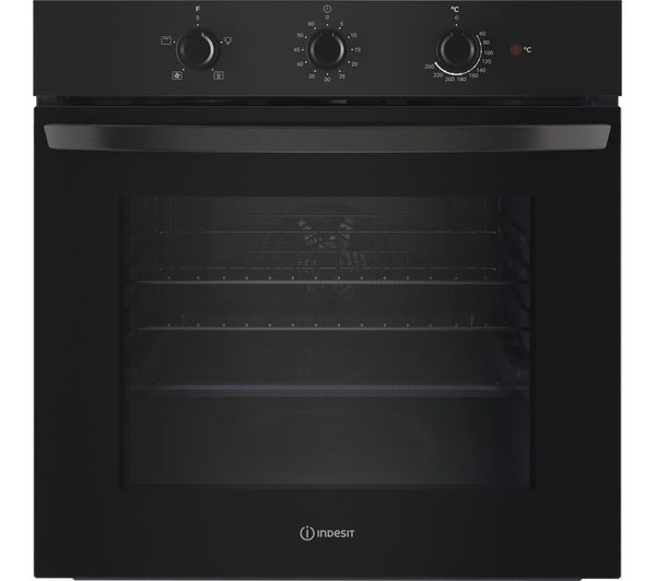 Indesit Clickclean Io 233 B Uk Electric Oven Black
