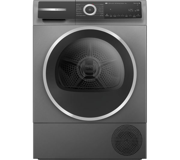 Bosch Series 6 Wqh246drgb Wifi Enabled 9 Kg Heat Pump Tumble Dryer Grey