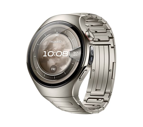 Huawei Watch 5 Titanium Silver Fluoroelastomer Strap 46 Mm