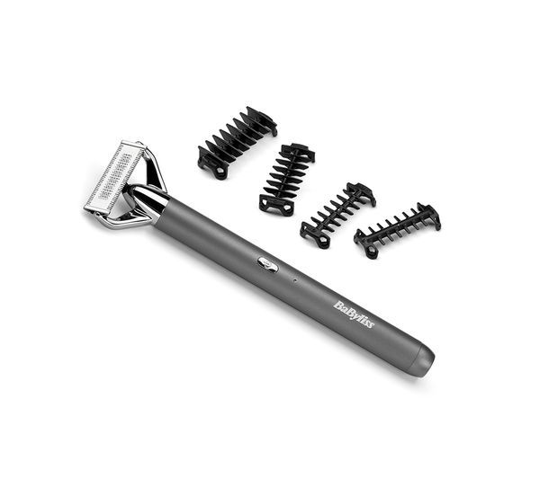 Babyliss Super X Metal Series X Blade Beard Stubble Trimmer Silver