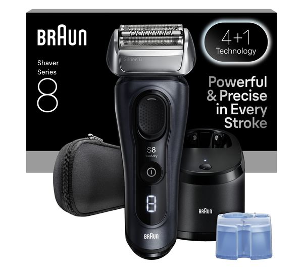 Braun Series 8 Bra8663cc Wet Dry Foil Shaver Grey
