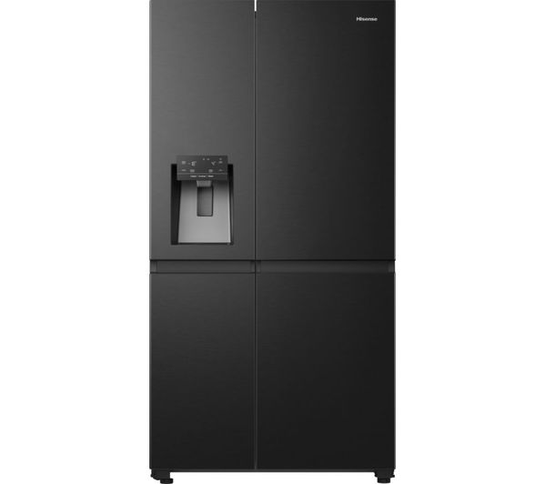 Hisense Pureflat Infinite Rs818n4tfc American Style Smart Fridge Freezer Black