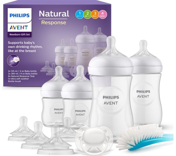 PHILIPS AVENT Natural Response Newborn Baby Bottle Gift Set