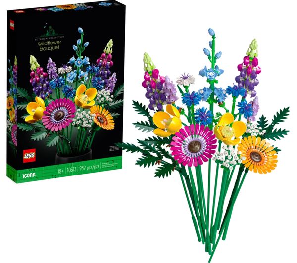 An image of LEGO Botanicals 10313 Wildflower Bouquet Set for Adults