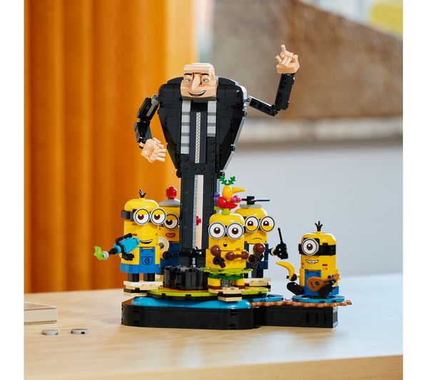 75582 LEGO 75582 Despicable Me Brick-Built Gru and Minions Set - 75582 ...