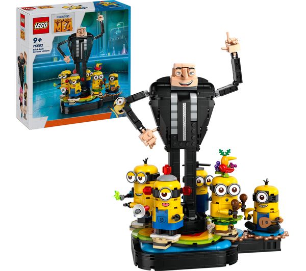 75582 LEGO 75582 Despicable Me Brick-Built Gru and Minions Set - 75582 ...