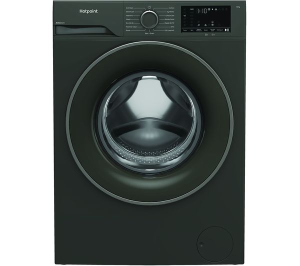 An image of HOTPOINT Anti Stain H 101G UK 10 kg 1400 Spin Washing Machine - Manhattan Grey