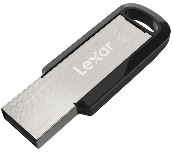 An image of LEXAR JumpDrive M400 USB 3.0 Memory Stick - 32 GB, Silver
