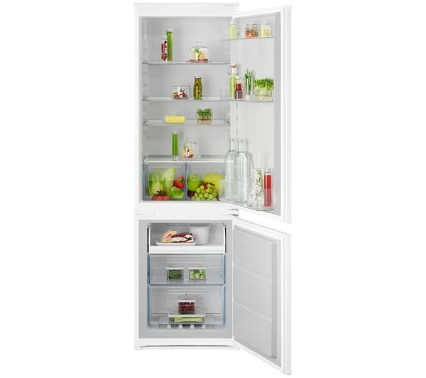 An image of AEG 7000 TwinTech OSC7N181ES Integrated 70/30 Fridge Freezer - Sliding Hinge