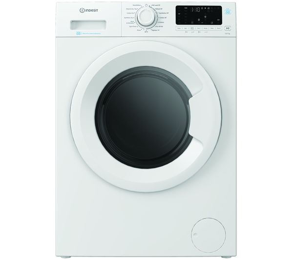 An image of INDESIT Steam Push&Go IDP 10747 UK 10 kg Washer Dryer - White