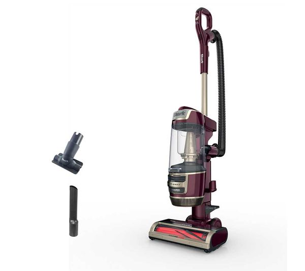 An image of SHARK Rotator LU251UK Upright Bagless Vacuum Cleaner - Red Plum & Champagne
