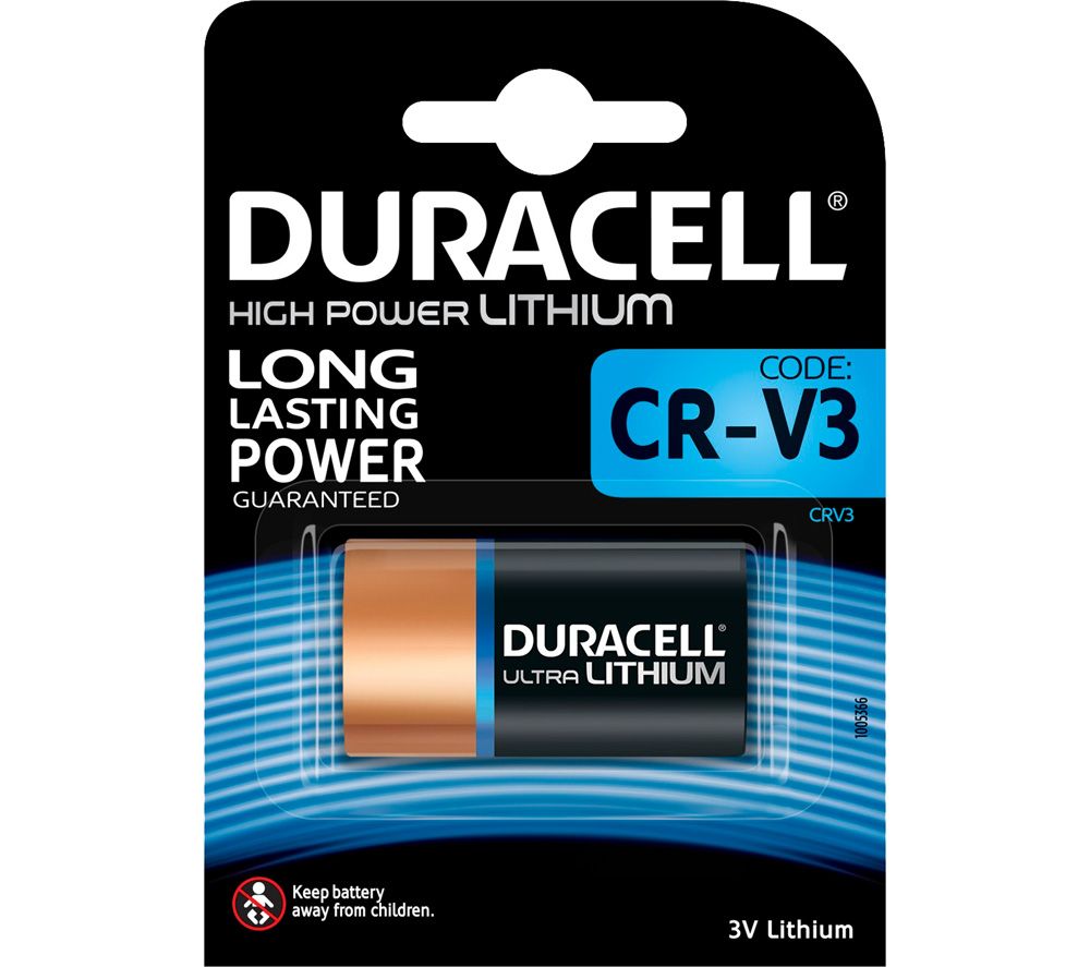 Buy Duracell Cr V3 Ultra Lithium 3v Battery Free Delivery Currys