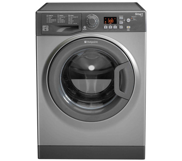 Hotpoint WMFUG742G Smart Washing Machine - Graphite, Graphite