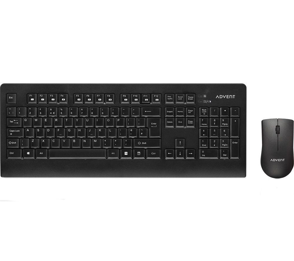 ADVENT ADESKWL15 Wireless Keyboard & Mouse Set