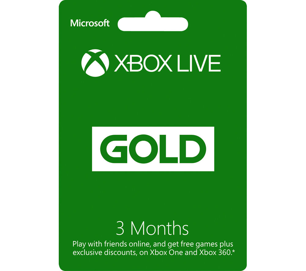 MICROSOFT Xbox LIVE Gold Membership 3 Month Subscription