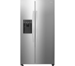 KENWOOD KSBSDIX16 American-Style Fridge Freezer - Silver