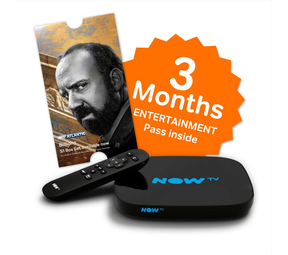 NOW TV  Full HD Smart TV Box - 3 Months Entertainment Bundle