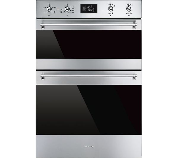 SMEG DOSF6390X Electric Double Oven - Stainless Steel, Stainless Steel