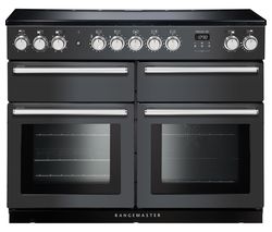 RANGEMASTER Nexus SE NEXSE110EISL/C 110 cm Electric Induction Range Cooker - Slate & Chrome