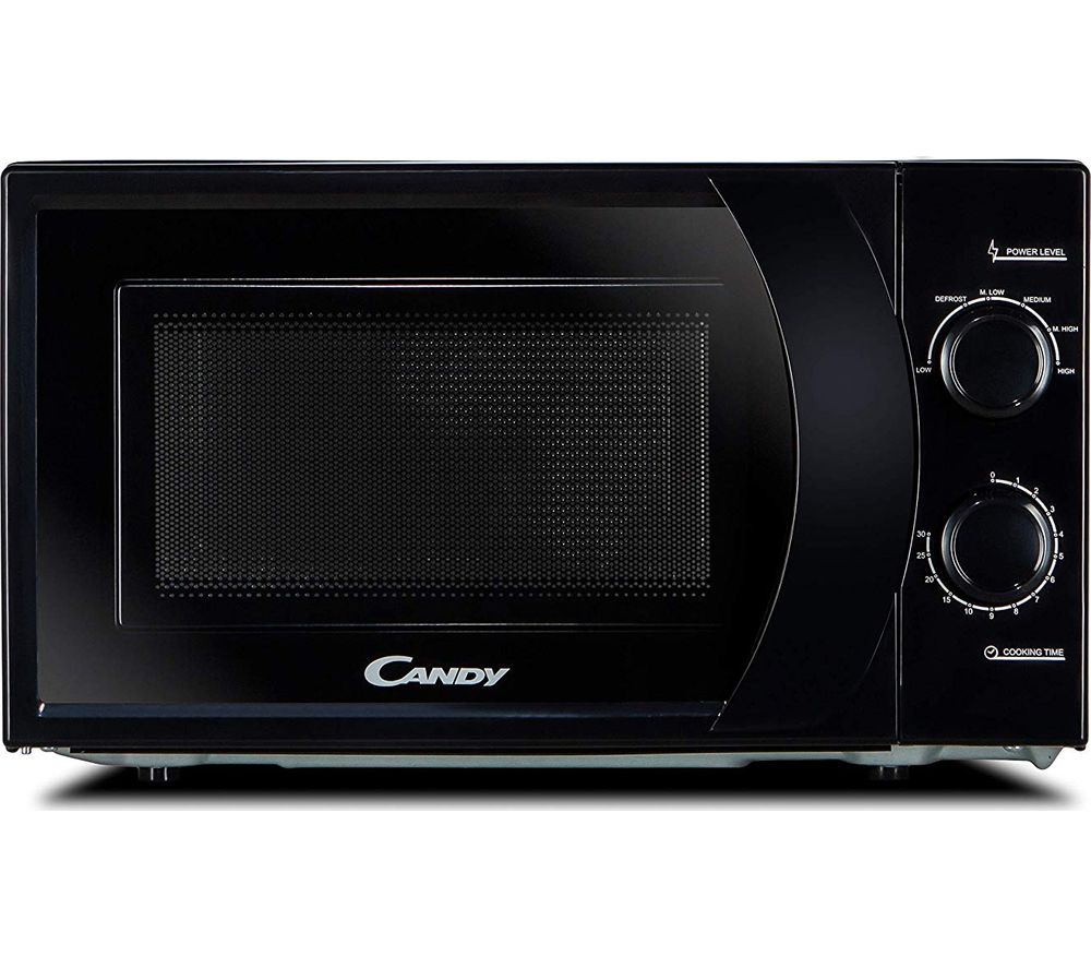 CANDY CMW 2070B-UK Compact Solo Microwave - Black, Black