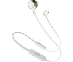 JBL TUNE 205BT T205BTCGD Wireless Bluetooth Earphones - Champagne Gold