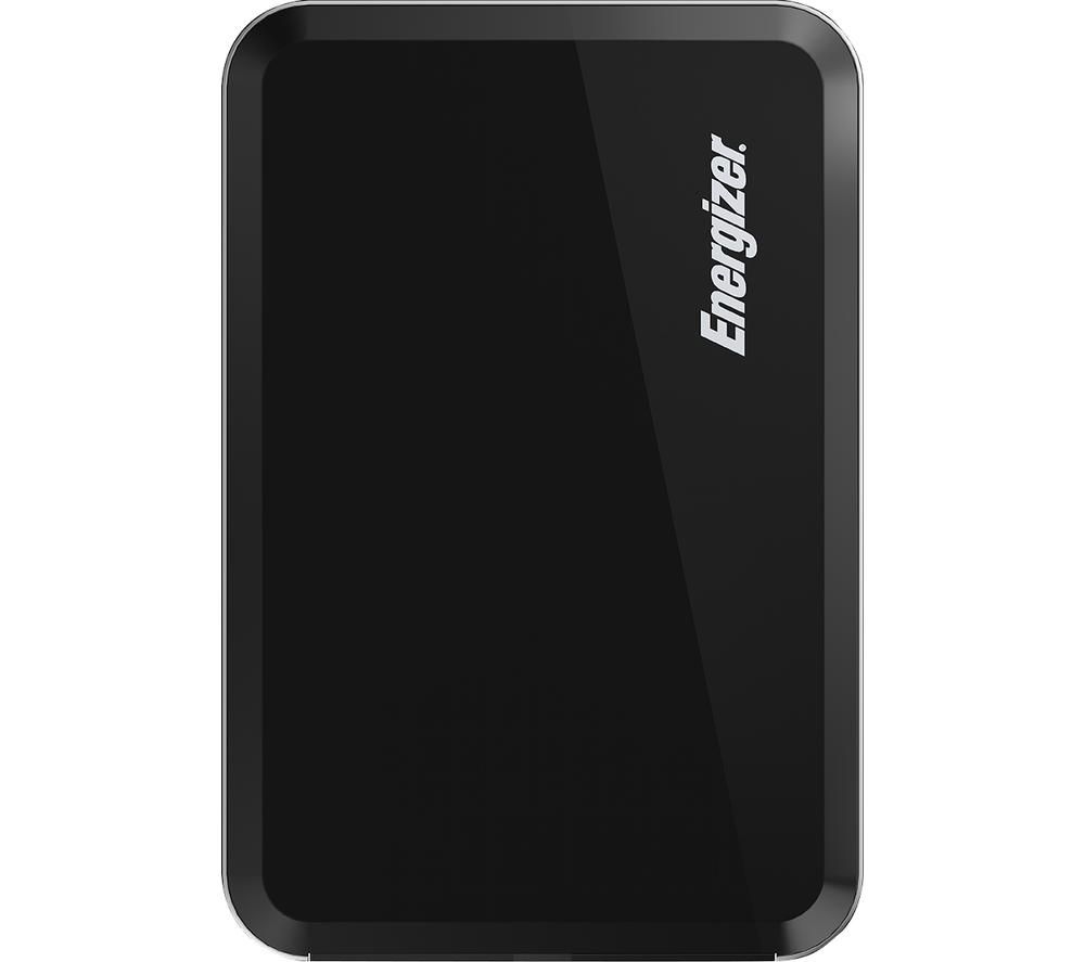 ENERGIZER XP20000 Portable Power Bank - Black, Black