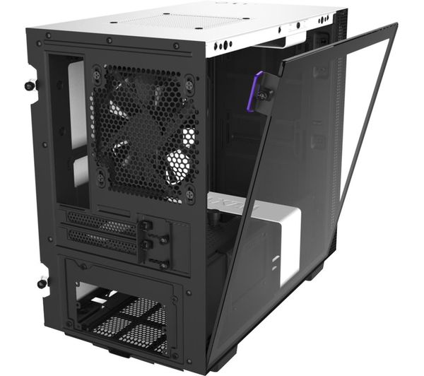 Buy NZXT H210 Mini-ITX Mini Tower PC Case - White & Black | Free ...