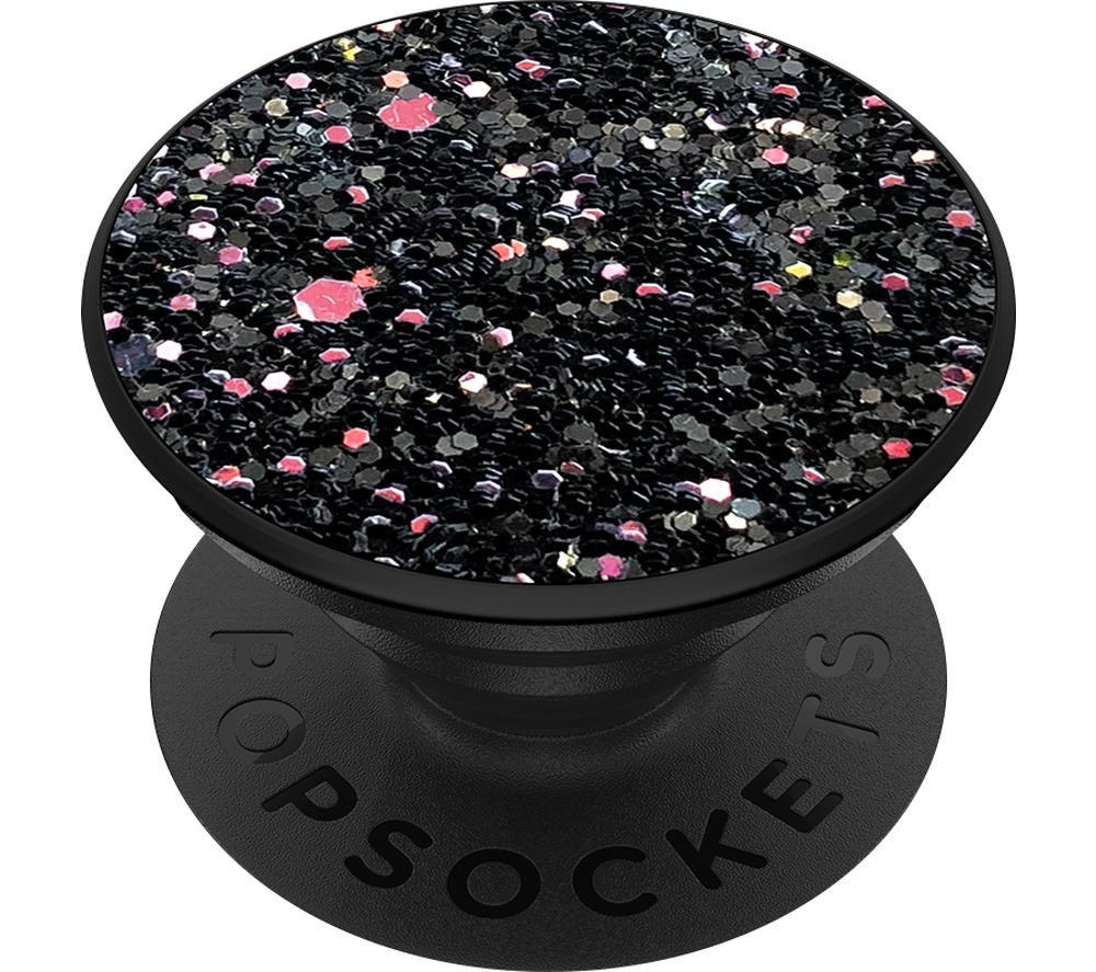 Swappable PopGrip Phone Grip - Sparkle Black