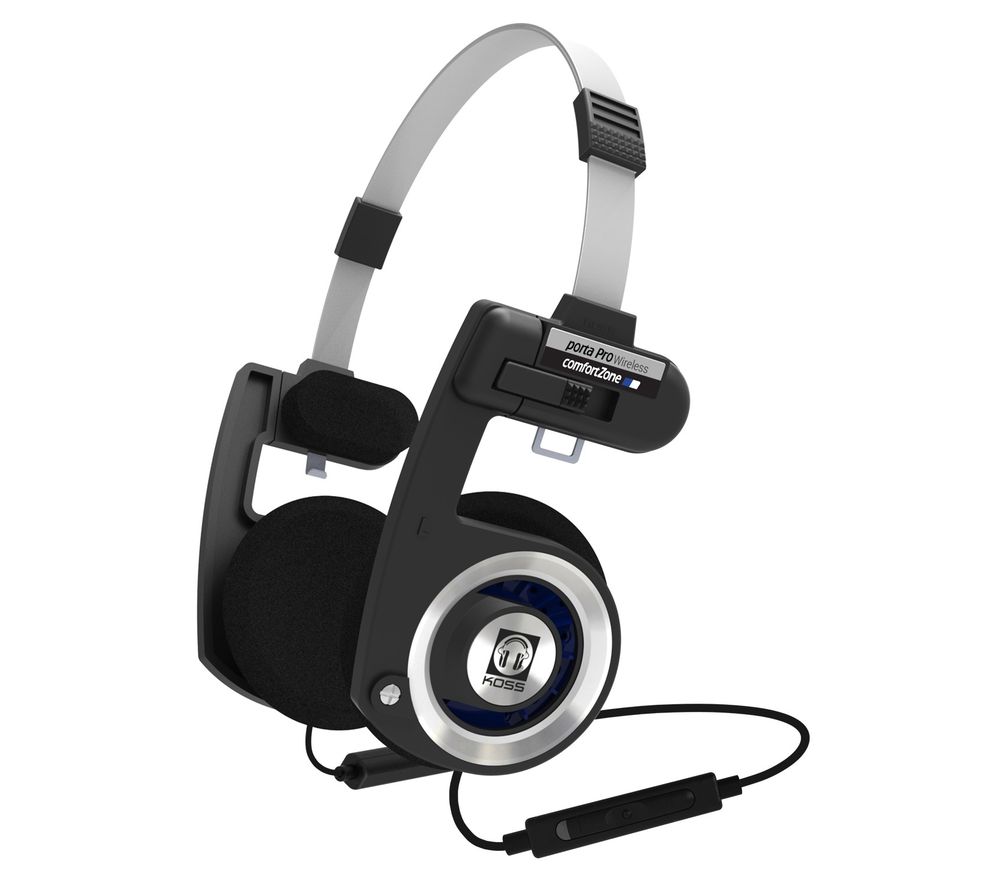 KOSS Porta Pro Wireless Bluetooth Headphones - Black