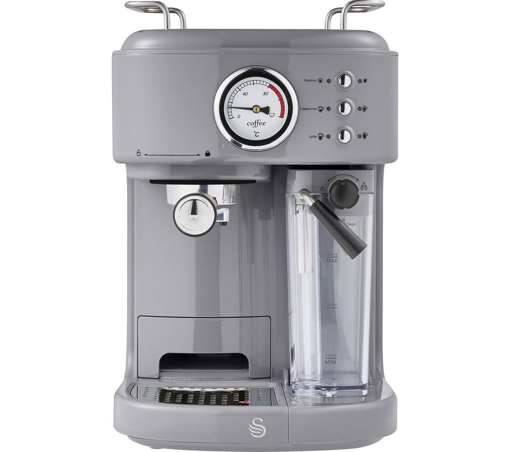 SWAN Retro One Touch SK22150GRN Coffee Machine - Grey