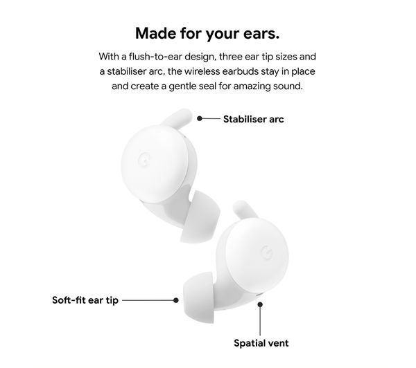 GA02213-GB - GOOGLE Pixel Buds A-Series Wireless Bluetooth 