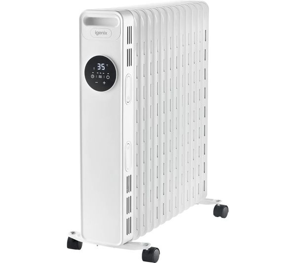 Igenix Ig2626 Portable Oil Filled Radiator White