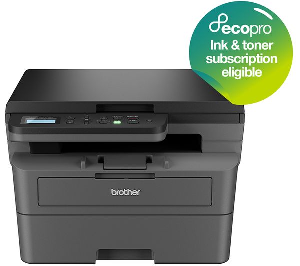 Image of BROTHER EcoPro DCP-L2627DWE Monochrome All-in-One Wireless Laser Printer