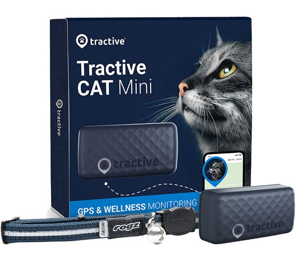 Tractive Cat Mini Gps Tracker Activity Monitor Dark Blue
