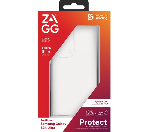 Zagg Crystal Palace Galaxy S24 Ultra Case Clear
