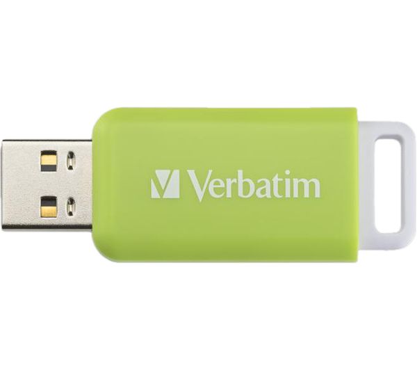 VERBATIM DataBar USB 2.0 Memory Stick - 32 GB, Green