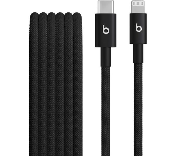 Beats Usb C To Lightning Woven Cable 15 M Bolt Black