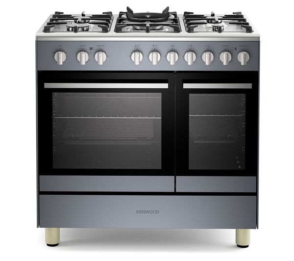Kenwood Ck601g Sl 90 Cm Gas Range Cooker Slate Grey Chrome