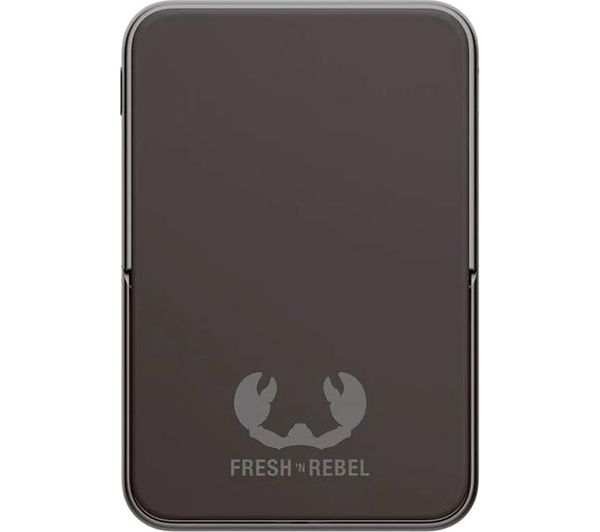Fresh N Rebel 5000 Mah Portable Magnetic Power Bank Storm Grey