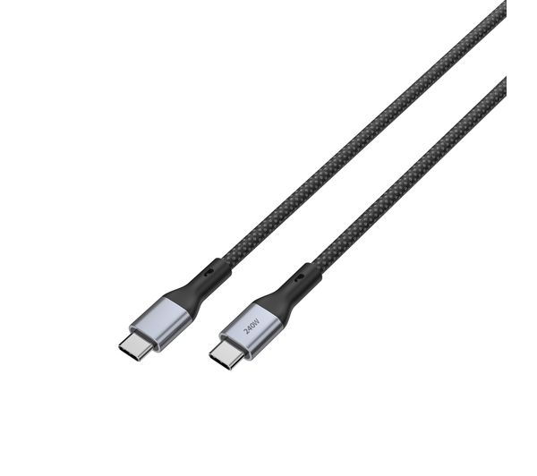 GOJI 240 W USB Type-C to USB Type-C Cable - 2 m, Black - - Currys Business
