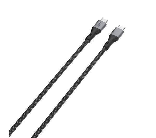 GOJI 240 W USB Type-C to USB Type-C Cable - 2 m, Black - - Currys Business